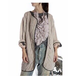 Magnolia Pearl Quilted Aleda Coat Reversible OSFM NWT